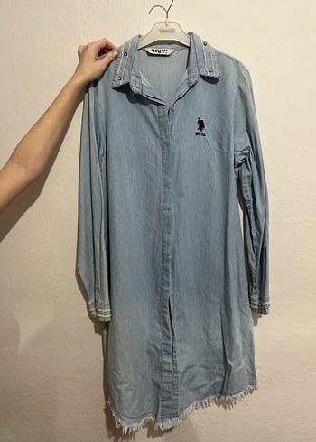 Mavi Uzun Kollu Denim Gömlek