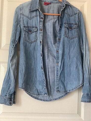 Mavi Jeans Mavi kot gömlek