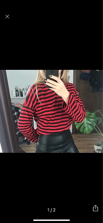 Çizgili bluz