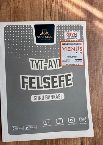TYT-AYT Felsefe Soru Bankası - Soru Kalesi