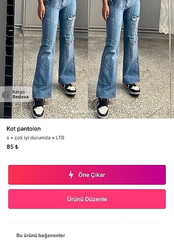 Amerikan vintage tarz kot pantolon 