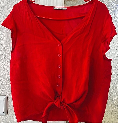 Collezione Bağlamalı crop gömlek