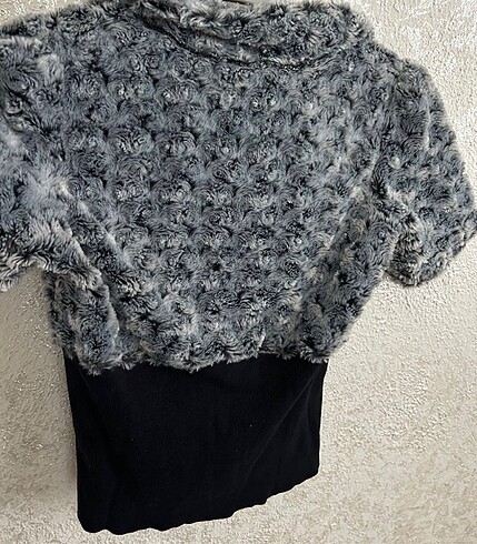Diğer Tüylü Crop Ceket