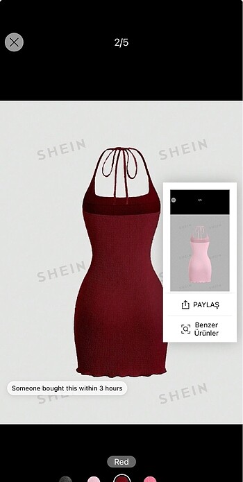 Sheinside Elbise