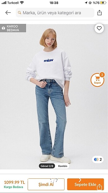 Mavi Jeans Mavi Miav 90lar Indigo Si Jean Pantolon