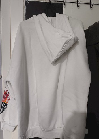 Brooklyn Baskılı NBA M beden kapüşonlu sweatshirt - Görsel 3