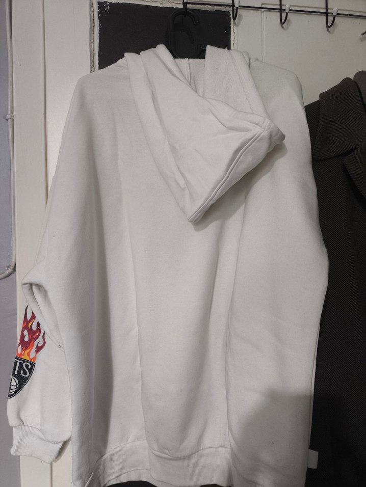 Brooklyn Baskılı NBA M beden kapüşonlu sweatshirt - Görsel 3