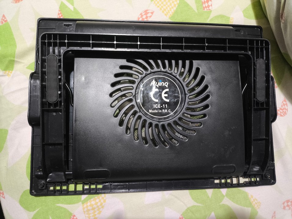Siyah Dizüstü laptop Soğutucu Fan - Görsel 4