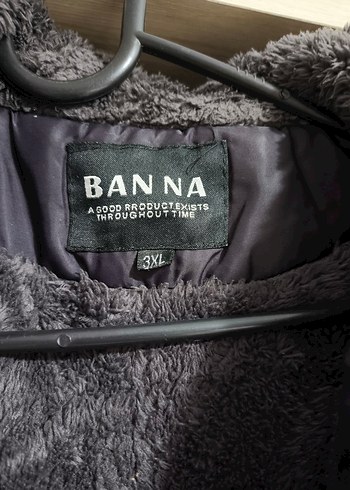 vintage peluş kürk Banna marka XXXL mont - Görsel 6