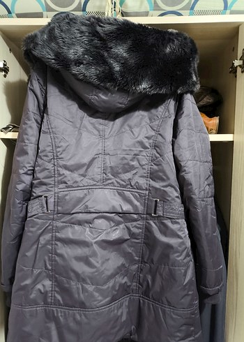 vintage peluş kürk Banna marka XXXL mont - Görsel 7