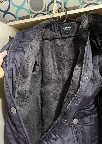 vintage peluş kürk Banna marka XXXL mont - Görsel 3