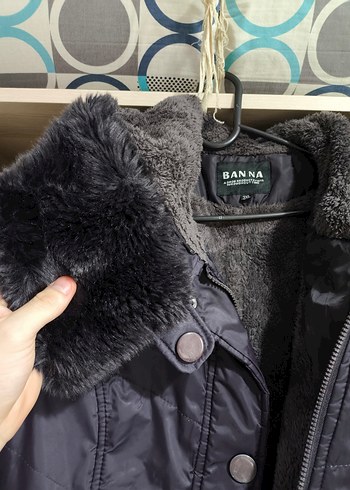 vintage peluş kürk Banna marka XXXL mont - Görsel 5