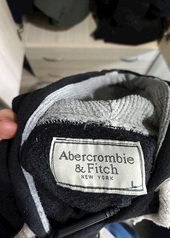 abercrombie&fitch pamuklu kapüşonlu sweatshirt - Görsel 2