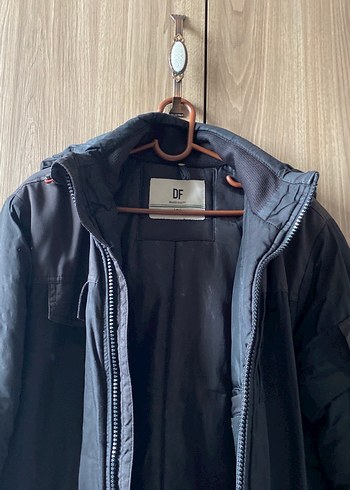 Gri Erkek Midi Boy Fermuarlı Ceket - Görsel 2