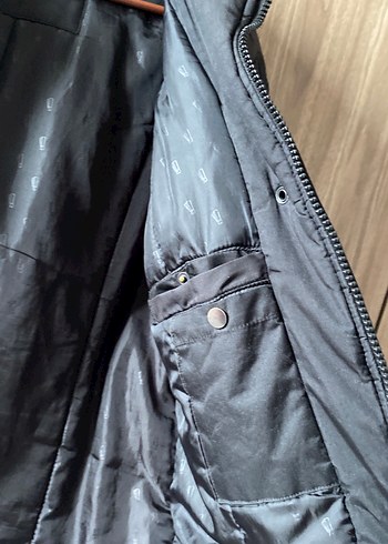 Gri Erkek Midi Boy Fermuarlı Ceket - Görsel 6