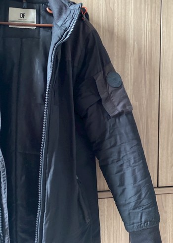 Gri Erkek Midi Boy Fermuarlı Ceket - Görsel 4