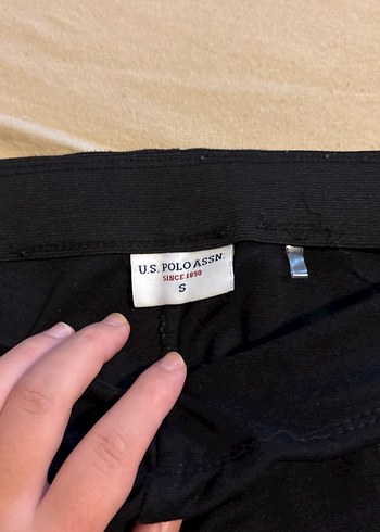 U.S Polo Assn. Siyah Rahat Tayt