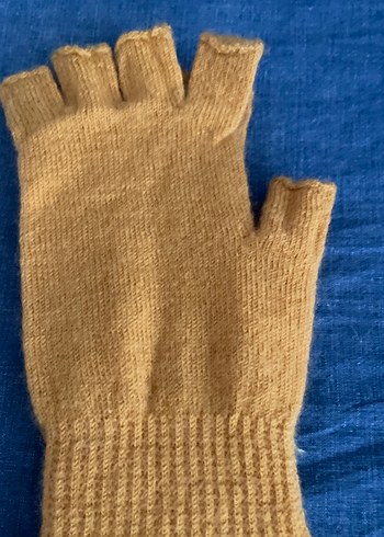 Sarı triko eldiven - Görsel 2