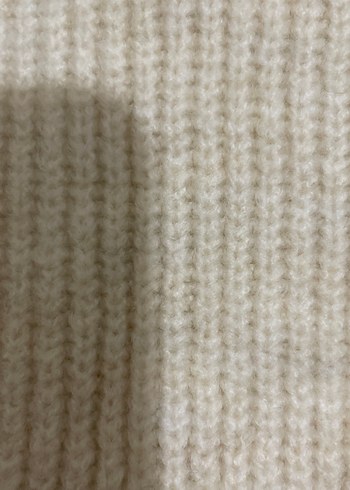 Bej Düğmeli Kadın Triko Kazak - Görsel 4