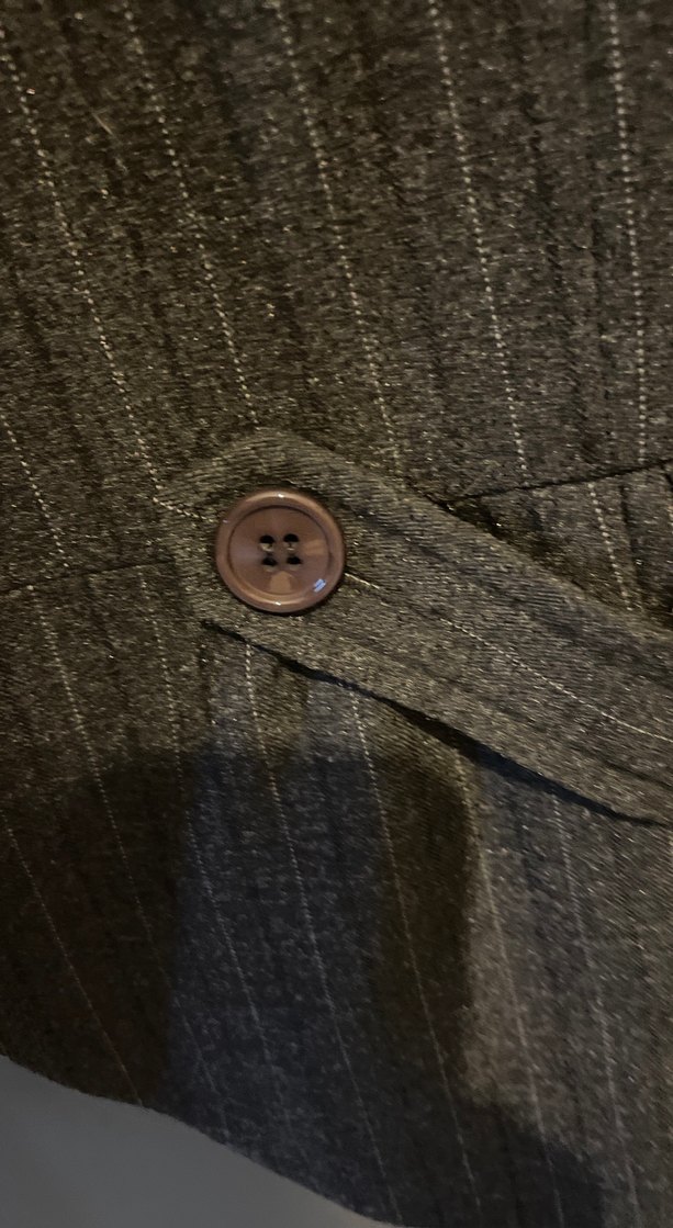 Düğmeli Gri Kadın Blazer Ceket - Görsel 4