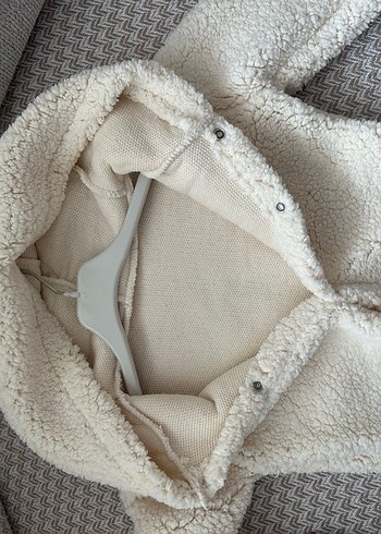 Bebek Kız Beyaz Kürklü Tulum - Görsel 5