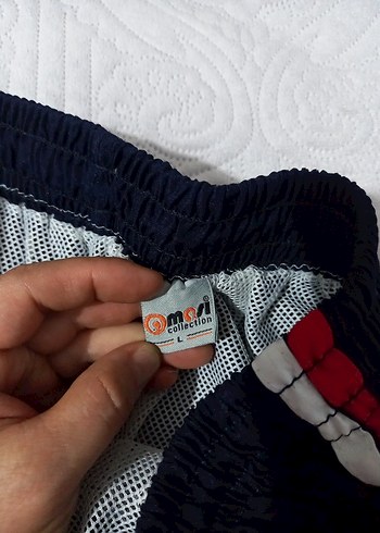 l Beden mavi Renk Erkek Lacivert Mini Spor Şort