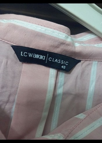 Mavi Denim Düğmeli Straplez Gömlek - Görsel 4