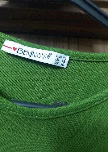 Uzun Kollu Kuşaklı Kadın Elbise ve buliz - Görsel 8