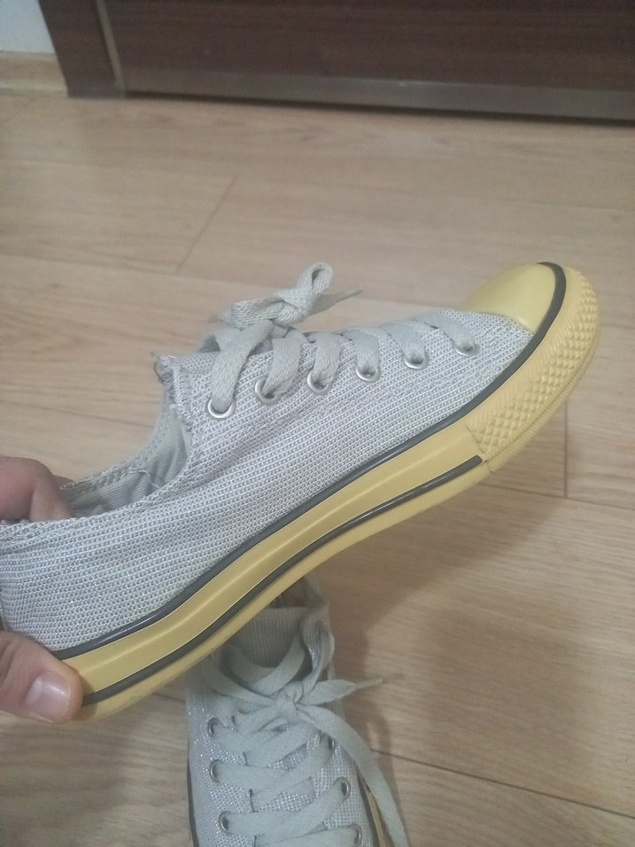 Gri Kadın Günlük Spor Ayakkabı - Görsel 3