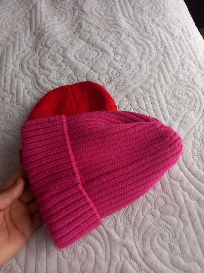 Renkli Örgü Kadın Bere - Görsel 5