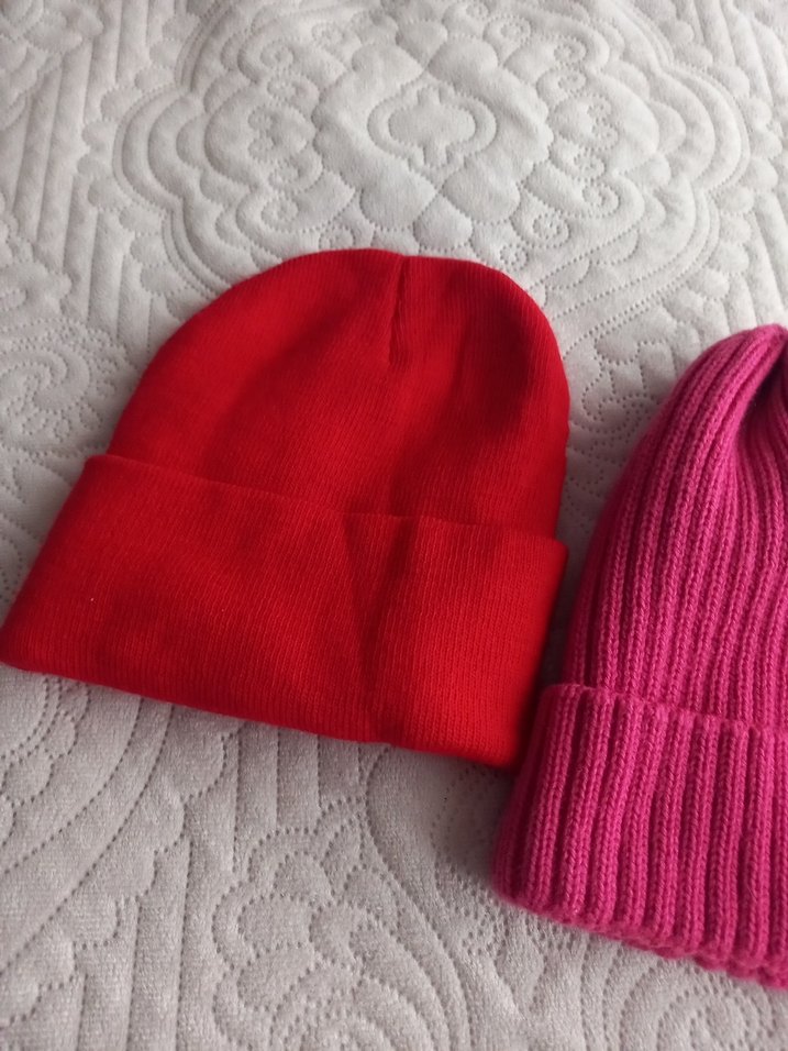 Renkli Örgü Kadın Bere - Görsel 3