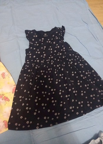 Kız Çocuk Bohem Renkli Fırfırlı Elbise - Görsel 7