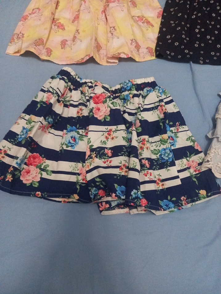 Kız Çocuk Bohem Renkli Fırfırlı Elbise - Görsel 2