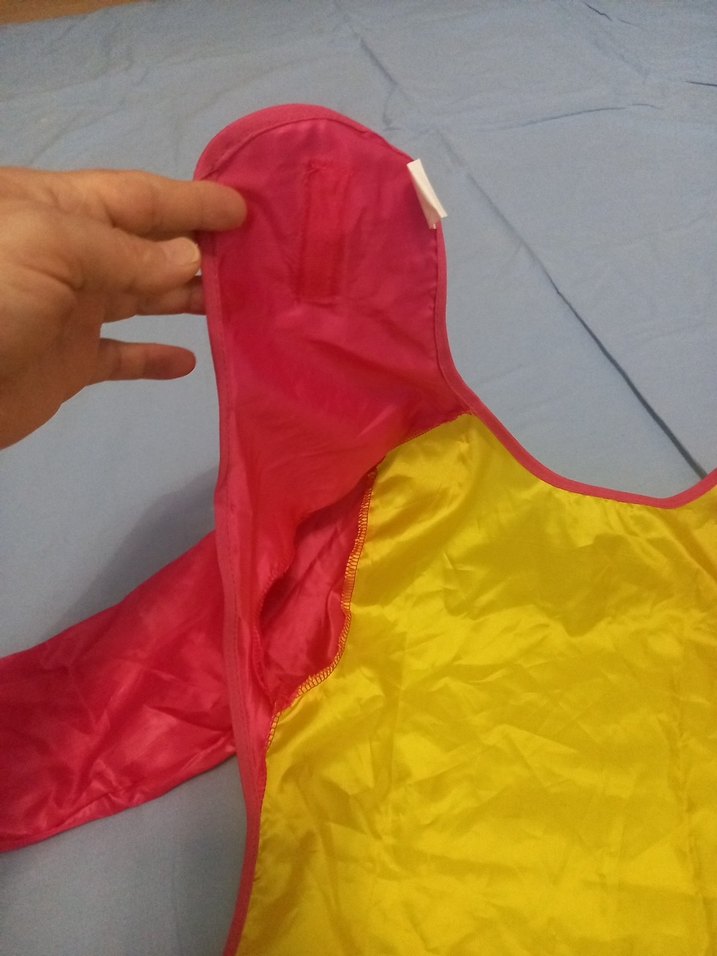 Uzun Kollu Sarı ve Kırmızı boya Önlüğü - Görsel 3