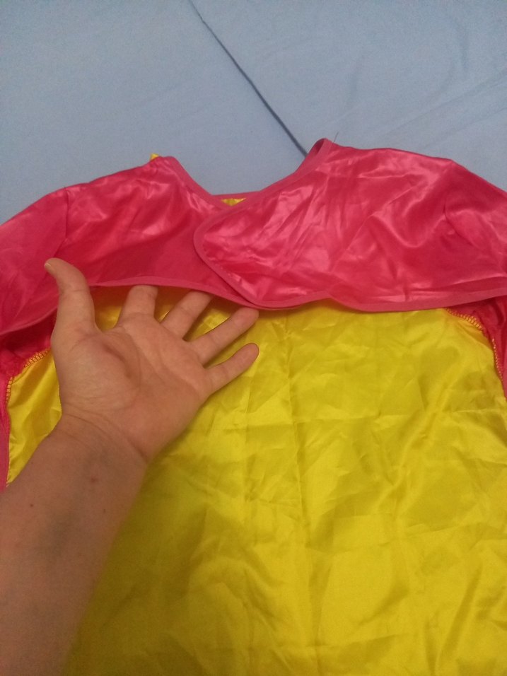 Uzun Kollu Sarı ve Kırmızı boya Önlüğü - Görsel 5