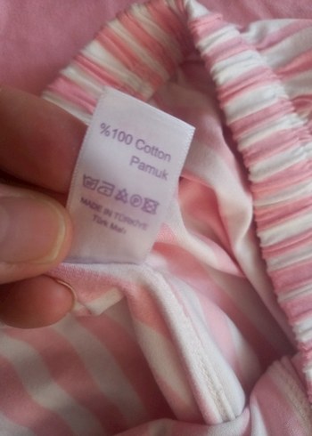 Pembe Kısa Kollu Rahat Pijama Takımı - Görsel 7