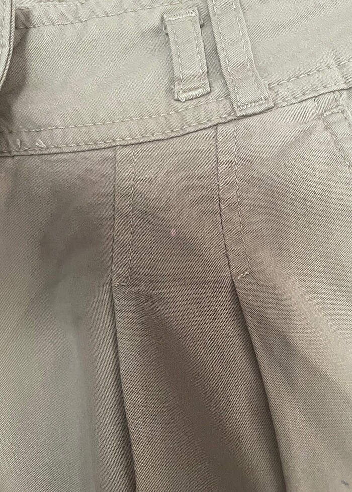 Açık kahve şort - Görsel 3