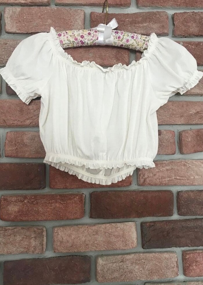 H&M düşük omuzlu bluz - Görsel 2