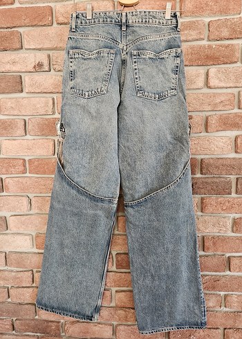 Zara aksesuarlı kot pantolon - Görsel 6