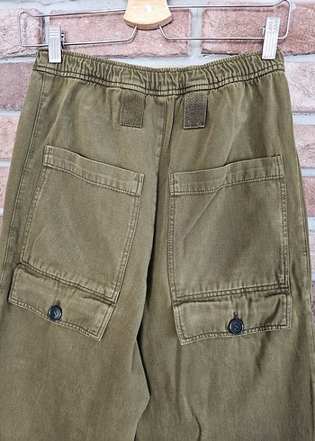 Zara ayarlanabilir paça kargo pantolon - Görsel 4