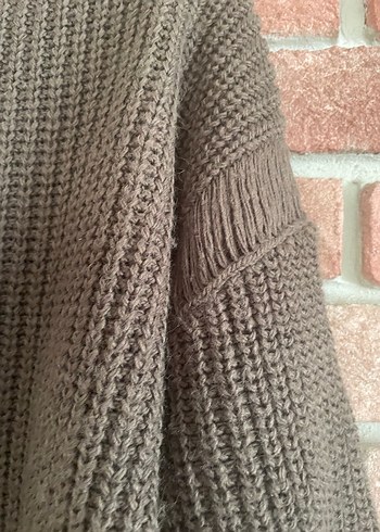 Kadın Haki Balıkçı Yaka Örgü Kazak - Görsel 2