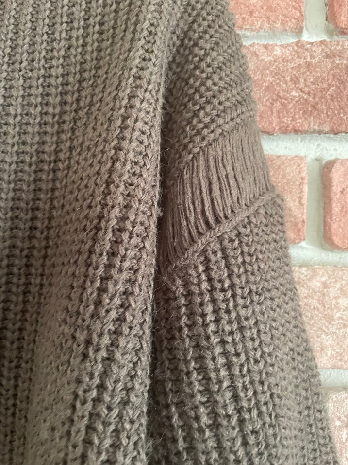 Kadın Haki Balıkçı Yaka Örgü Kazak - Görsel 2