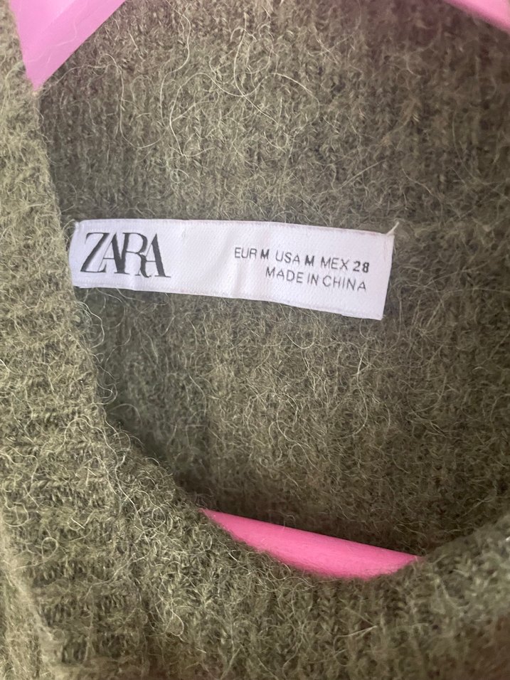 Kemerli Haki Kadın Uzun Elbise - Görsel 4