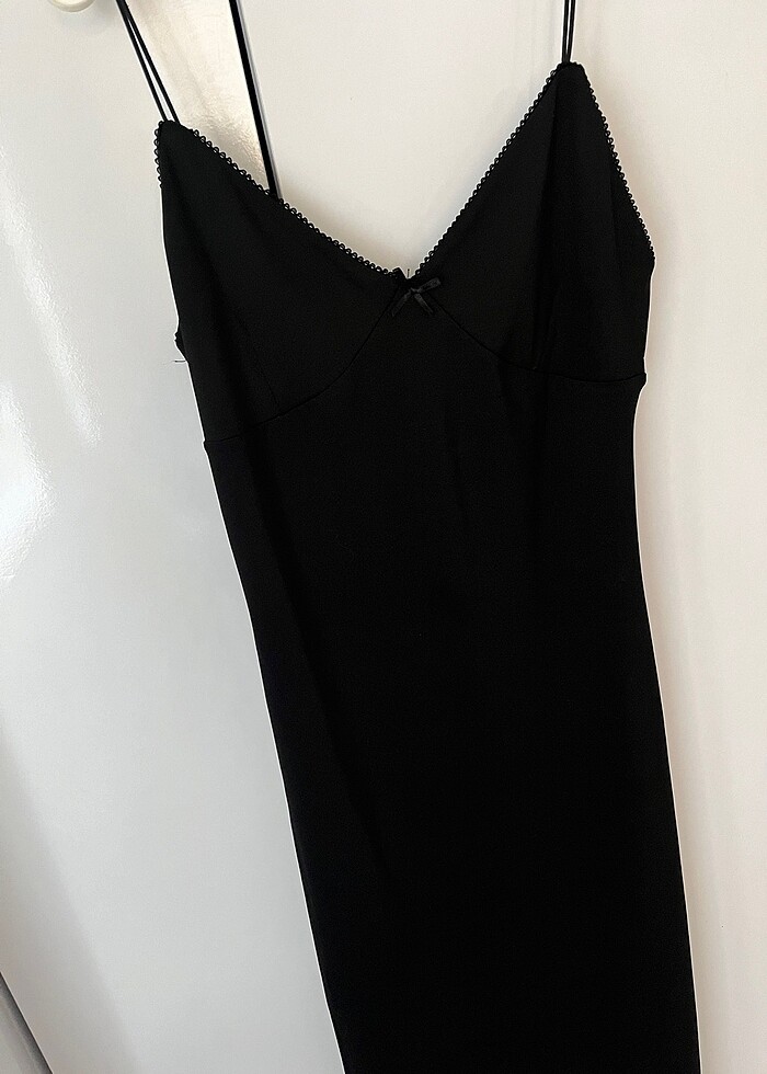 Askılı uzun elbise - Görsel 2