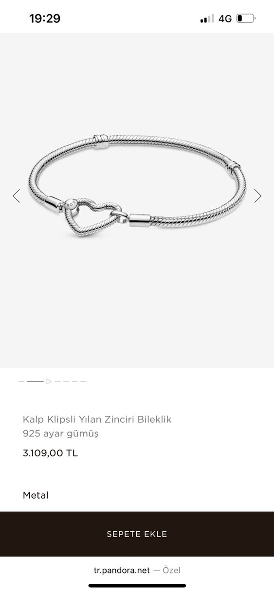 Pandora Kalp Detaylı Bileklik - Görsel 4