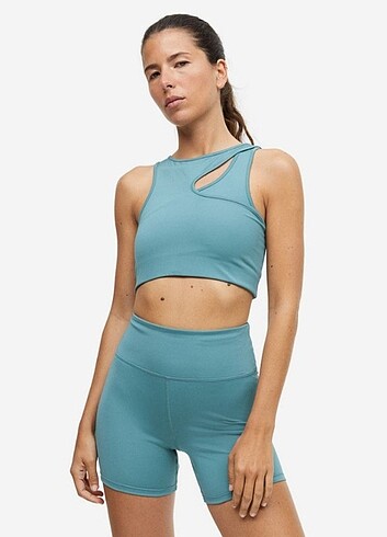 s Beden high waist spor şortu 