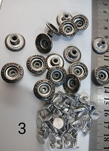 Jeans Düğme 17 mm Oynar Baş