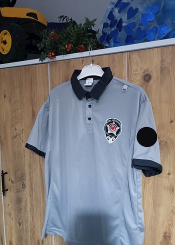 Gri Erkek Polo Yaka Kısa Kollu Tişört - Görsel 4