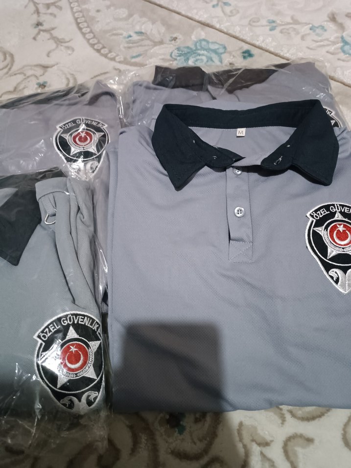 Gri Erkek Polo Yaka Kısa Kollu Tişört - Görsel 5