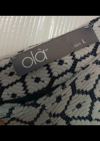 Ola marka Desenli Gri elbise - Görsel 7